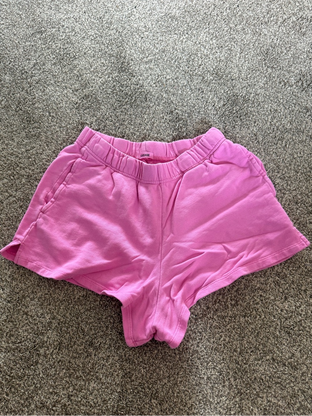 Garage Pink High-Waist Lounge Shorts